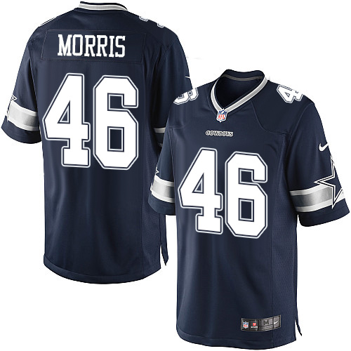 Youth Elite Alfred Morris Nike Jersey Navy Blue Home - #46 NFL Dallas Cowboys